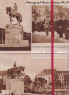 Gand Gent - Hommage Monument Koning Roi Albert - Orig. Knipsel Coupure Tijdschrift Magazine - 1937 - Non Classés