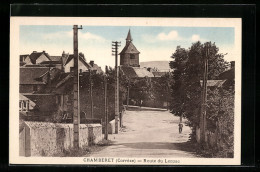 CPA Chamberet, Route Du Lonzac  - Autres & Non Classés