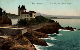 CPA Biarritz Pyrénées Atlantique, Villa Belza, Cote Des Basques - Other & Unclassified