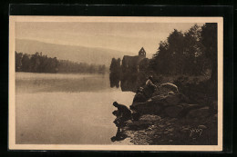 CPA Beaulieu /Limousin, Lavanière Sur Les Bords De Al Dordogne  - Sonstige & Ohne Zuordnung