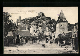 CPA Turenne, Place Du Marchadrol Et Entrée De Al Grande Rue  - Other & Unclassified