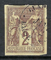 FRANCE Colonies Emissions Générales Ca.1878-80: Le Y&T 38 Obl. CAD "Guadeloupe (Basse Terre)" - Cérès