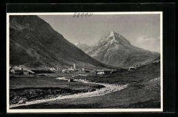 AK Galtür Im Pasznautal In Tirol, Blick Zur Ballunspitze  - Other & Unclassified