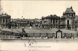 CPA Versailles Yvelines, Facade Du Palais De Versailles - Otros & Sin Clasificación