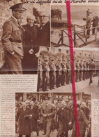 Visite Roi Leopold, Wevelgem, Kortrijk, - Orig. Knipsel Coupure Tijdschrift Magazine - 1937 - Non Classés