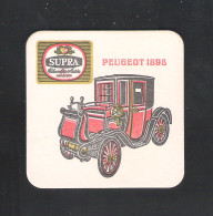 Bierviltje - Sous-bock - Bierdeckel - SUPRA - CHEVALIER MARIN MECHELEN - PEUGEOT  1898   (B 1066) - Beer Mats