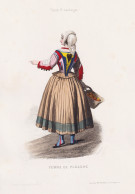 Femme De Ploaghe - Sardinia Sardinien Sardegna / Italy Italien Italia / Costume Tracht Costumes Trachten - Prints & Engravings