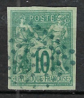 FRANCE Colonies Emissions Générales Ca.1878-80: Le Y&T 32 Obl. "losange De Points Bleus" - Ceres