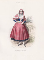 Femme D'Osilo - Sardegna Sardinien Sardinia / Italy Italien Italia / Costume Tracht Costumes Trachten - Estampes & Gravures