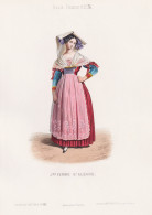 J.ne Femme D'Albano - Albano Laziale Lazio Roma Rome Rom / Italy Italien Italia / Costume Tracht Costumes Trac - Prints & Engravings