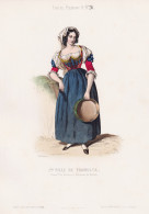 J.ne Fille De Tramulta - Tramulta / Italy Italien Italia / Costume Tracht Costumes Trachten - Prints & Engravings