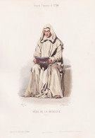 Pere De La Minerve - Pfarrer Priest Roma Rome Rom / Italy Italien Italia / Costume Tracht Costumes Trachten - Prenten & Gravure