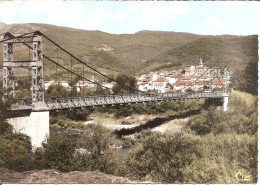 LE POUJOL-sur-ORB (34) Le Pont Sur L'Orb , Au Fond , Le Poujol  CPSM GF - Otros & Sin Clasificación