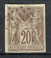 FRANCE Colonies Emissions Générales Ca.1878-80: Le Y&T 34 Obl. "losange De Points" - Ceres
