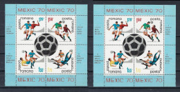 ● ROMANIA 1970 ֍ Campionato Del Mondo Di CALCIO Messico ● BF N.° 76 Nuovo ** X 2 ️● Cat. 13,00 € ● Lotto N. X BF ️● - Blocks & Kleinbögen