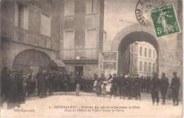 FR66 RIVESALTES - Clara 1 - Place De L'hôtel De Ville - Poste De Police - Animée - Belle - Rivesaltes