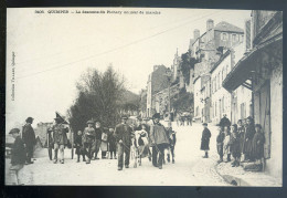 Cpa Du 29 - Quimper -- La Descente De Pichery Un Jour De Marché       STEP132 - Quimper