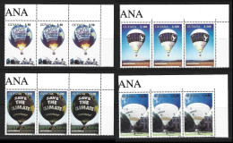 ● 1996 GUYANA ֍ 25° Greenpeace, Balloons ● Mongolfiere ● 4 Fb ** X 3 ● Lotto N. D45 ● - Guyane (1966-...)