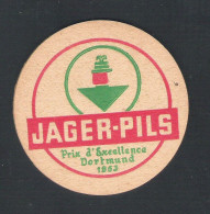 Bierviltje - Sous-bock - Bierdeckel  JAGER-PILS - PRIX D'EXCELLENCE DORTMUND 1953 (B 1096) - Sous-bocks