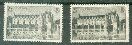 France  611  * * TB  Gris Noir Et 611 Normal   - Unused Stamps