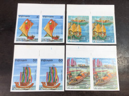 VIET  NAM  NORTH STAMPS-print Test Imperf-1983-(VIETNAM SAILING BOATS)8 STAMPS Good Quality - Viêt-Nam