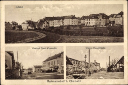 CPA Hartmannsdorf In Sachsen, Gasthof Stadt Chemnitz, Untere Hauptstraße - Other & Unclassified