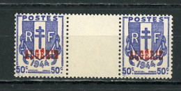 ALGERIE (RF):  CHAINES BRISÉES - N° Yvert 226 ** - Unused Stamps