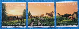 2008 Zu 1259-61 / Mi 2047-49 / YT 1970-72 Animaux Cheval Obl. - Gebraucht