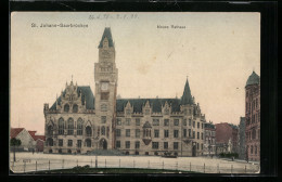 AK Saarbrücken, St. Johann, Blick Auf Das Neue Rathaus  - Saarbrücken