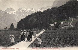 CPA Engelberg Kanton Obwalden Schweiz, Heimkehr Von Der Banklialp - Other & Unclassified