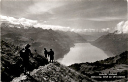 Brienzer-Rothorn - Höhenweg, Blick Auf Brienzersee (11735) * 20. 8. 1957 - Brienz