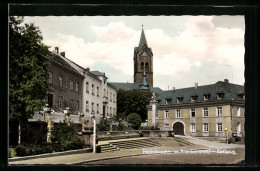 AK Helmbrechts Im Frankenwald, Partie Am Rathaus  - Helmbrechts