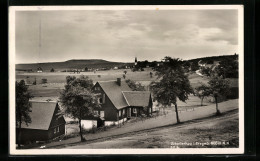 AK Schellerhau Im Erzgebirge, Auf Der Wiese An Den Wohnhäusern  - Schellerhau