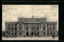AK Hamburg-Altona, Rathaus Und Kaiser Wilhelm Denkmal  - Altona