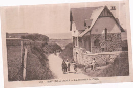 DONVILLE LES BAINS - La Descente A La Plage - Autres & Non Classés