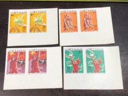 VIET  NAM  NORTH STAMPS-print Test Imperf-1985-(40TH ANNIV OF TRIUMPH OVER FASCISM)8 STAMPS Good Quality - Viêt-Nam