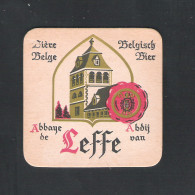 Bierviltje - Sous-bock - Bierdeckel : LEFFE - BELGISCH BIER - ABDIJ VAN LEFFE  (B 1130) - Beer Mats