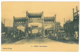 CH 18 - 23820 PEKING, Hatamen Street, China - Old Postcard - Unused - Chine