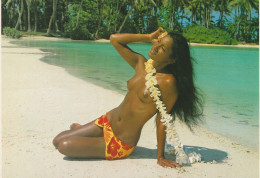 TAHITI FILLES DES MERS DU SUD SUPERBE FEMME NUE PHOTO TEVA SYLVAIN - Polynésie Française