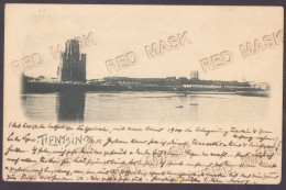 CH 18 - 23898 TIENTSIN, Harbor, Litho, China - Old Postcard - Used - Chine