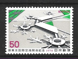 JAPON. N°1255 De 1978. Aéroport De Tokyo. - Flugzeuge