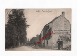 WELLIN « Fond-des-Vaulx »-TRAM-TRAIN-CARTE Imprimee-Periode GUERRE 14-18-1 WK-BELGIEN-Flandern-MILITARIA-Feldpost- - Wellin