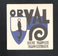 Bierviltje - Sous-bock - Bierdeckel : ORVAL - TRAPPISTENBIER  (B 1156) - Beer Mats