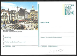 Germania/Germany/Allemagne: Intero, Stationery, Entier, Chiesa Di San Pietro,church Of St. Peter ,église Saint-Pierre - Churches & Cathedrals