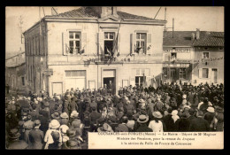 55 - COUSANCES-AUX-FORGES - LA MAIRIE - DEPART DE MR MAGINOT A LA SECTION DU POILU - EDITEUR MARECHAL - Otros & Sin Clasificación