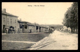 55 - CHARNY - RUE DES CHAMPS - EDITEUR PAQUIN - VOIR ETAT - Sonstige & Ohne Zuordnung