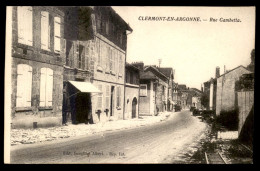 55 - CLERMONT-EN-ARGONNE - RUE GAMBETTA - EDITEUR YUNGBLUT - Clermont En Argonne