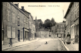 55 - CLERMONT-EN-ARGONNE - ENTREE DE LA PLACE - HOTEL DE LA POMME D'OR - SANS EDITEUR - Clermont En Argonne