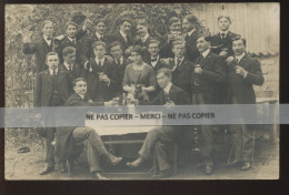 55 - COMMERCY - LES ELEVES DE L'ECOLE NORMALE - FEVRIER 1914 - CARTE PHOTO ORIGINALE - Commercy