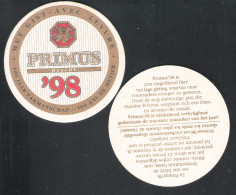 Bierviltje - Sous-bock - Bierdeckel    PRIMUS '98    (B 1191) - Portavasos